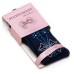 Колготки дитячі BNM з квітами зі страз (M0C0302-1163-7G-blue)
