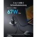 Зарядний пристрій Anker GaNPrime 67W 2xUSB-C PD + 1xUSB-A Black (A2669313)