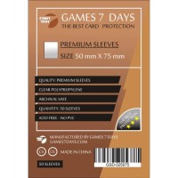 Протектор для карт Games7Days 50 х 75 мм, 50 шт (PREMIUM) (GSD-025075)