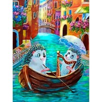 Картина по номерам Santi Разом у Венеції, 30*40 см на підрамник, алмазна (954434)