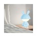 Нічник Kite Світильник LED з акумулятором Cute Bunny, блакитний (K25-316-1-3)