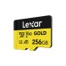 Карта пам'яті Lexar 256GB microSDXC class 10 UHS-II U3 V60 A1 Professional Gold (LMSGOLD256G-BNNNG)