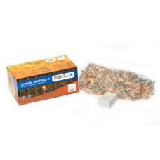 Гірлянда Delux Waterfall С 320LED 3х3 м теплий білий/прозорий IP20 (90018006)
