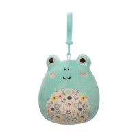 М'яка іграшка Squishmallows на кліпсі - Жабка Фрід 9 см (SQCP00179)