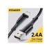 Дата кабель USB 2.0 AM to Lightning 3.0m 2.4A black Essager (EXCL-LSC01)