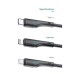 Дата кабель USB 2.0 AM to Lightning 3.0m 2.4A black Essager (EXCL-LSC01)