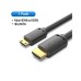 Кабель мультимедійний HDMI A to HDMI C (mini), 1.5m V2.0 4K 60Hz 18Gbps HDR Dolby Vention (AGHBG)