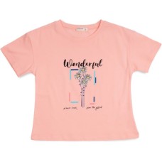 Футболка дитяча Breeze WONDERFUL (19868-152G-peach)