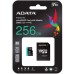 Карта пам'яті ADATA 256GB microSD class 10 UHS-I U3 V30 A2 Premier Pro SD 6.0 (AUSDX256GUI3V30SA2-RA1)