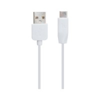 Дата кабель USB 2.0 AM to USB-C 1.0m 3A PVC X1 white HOCO (6957531032045)