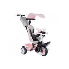 Дитячий велосипед Smoby Бебі Драйвер. Рожева перлина" з козирком, металевий (7600741504)