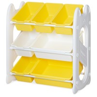 Дитячий стелаж Mealux Coral Yellow (KD-E022 Yellow)