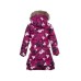 Пальто дитяче Huppa PARISH 12470055 фуксія з принтом 146 (4741468965123)