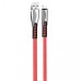 Дата кабель USB 2.0 AM to Lightning 1.0m zinc alloy red ColorWay (CW-CBUL010-RD)