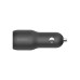 Зарядний пристрій Belkin Car Charger 37W PD PPS Dual Black (CCB004BTBK)