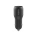 Зарядний пристрій Belkin Car Charger 37W PD PPS Dual Black (CCB004BTBK)