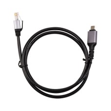 Дата кабель USB-C to RJ45 Ethernet 1.0m PowerPlant (CA914913)