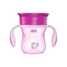 Поїльник-непроливайка Chicco Perfect Cup 12 м+ Рожева 200 мл (06951.10)