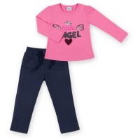 Набір дитячого одягу Breeze кофта з брюками "Little Angel" (8261-98G-blue-pink)