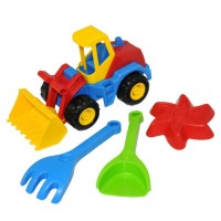 Іграшка для піску Tigres Бульдозер Tech Truck з набором для піску (39932)