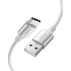 Дата кабель USB 2.0 AM to USB-C 0.5m 3A US288 white UGREEN (60130)
