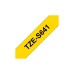 Стрічка для принтера етикеток UKRMARK B-S-T641P-BK/YE, сумісна з TZES641, 18мм х 8м. black on yellow (B-S-T641P-BK/YE)