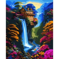 Картина по номерам Santi Казковий водоспад, 40*50 см (954853)