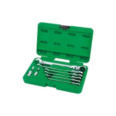 Ключ Toptul тріскачковий комбінований з шарніром (GAAI1003)