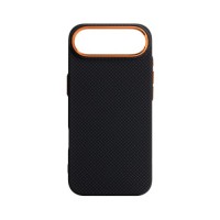 Чохол до мобільного телефона Armorstandart LikeCarbon2 SE MagCase Apple iPhone 17 Air Kevlar Black Orange (ARM89166)