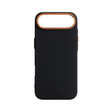 Чохол до мобільного телефона Armorstandart LikeCarbon2 SE MagCase Apple iPhone 17 Air Kevlar Black Orange (ARM89166)