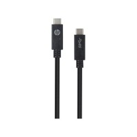 Дата кабель USB-C to USB-C 3A 1.0m HP (HP_DHC-TC111BM-1M)