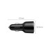 Зарядний пристрій Ugreen 2xUSB-C PD+USB-A QC 69W Fast Car Charger Black (CD239) (20467)