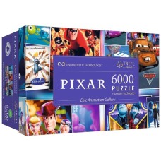 Пазл Trefl UFT Pixar Галерея епічної анімації, 6000 елементів (5900511810387)