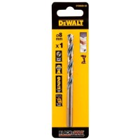Свердло DeWALT по металу Black & Gold, HSS-G, 8.0 х 117 х 75 мм (DT20526)