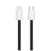 Дата кабель USB-C to Lightning 2.0m 27W PD FC black ColorWay (CW-CBPDCL068-BK)