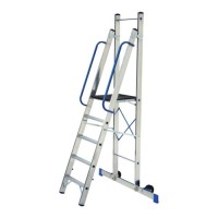 Драбина ELKOP cтремянка-помост 5сх. верхя сходинка-1,2м (TOR 705)