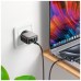 Зарядний пристрій BOROFONE BAS54A Absolute 1xUSB-C PD20W + 1xUSB QC3.0 + cable USB-C to USB-C Black (6941991116223)