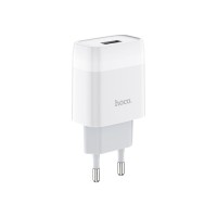Зарядний пристрій HOCO C72A Glorious USB 10.5W White (6931474712899)