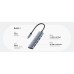 Концентратор Cudy USB-C 5-in-1 1xHDMI 4K + 1xUSB-C PD100W + 1xUSB 3.0 5Gbps + 2xUSB 2.0 (UH405)