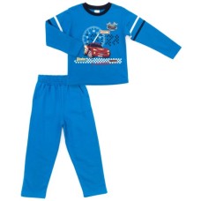 Піжама дитяча Bimbi утеплена з машиною (1816-116B-blue)