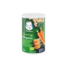 Дитяче печиво Gerber пшенично-вівсяні снеки з морквою й апельсинами 35 г (1627013)