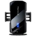 Універсальний автотримач ColorWay FlameGrip, автозажим, Wireless Charger 15W Black (CW-CHAW070Q-BK)