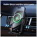 Універсальний автотримач ColorWay FlameGrip, автозажим, Wireless Charger 15W Black (CW-CHAW070Q-BK)