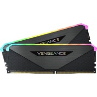 Модуль пам'яті для комп'ютера DDR4 16GB (2x8GB) 3600 MHz Vengeance RGB Pro RT Black Corsair (CMN16GX4M2Z3600C16)