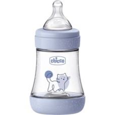 Пляшечка для годування Chicco Perfect 5 із силіконовою соскою 0+ місяців 150 мл Блакитна (20211.22.40)