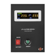 Пристрій безперебійного живлення LogicPower LPL-B-PSW-800VA+ ( 560w ) 12V (37710)