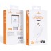 Зарядний пристрій XoKo 1xUSB-C PD65W + 1xUSB QC3.0 GaN white (XK-QC-620)