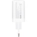 Зарядний пристрій XoKo 1xUSB-C PD65W + 1xUSB QC3.0 GaN white (XK-QC-620)
