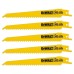 Полотно DeWALT пиляльне біметалеве, швидкий пропил, 152 мм, 6 TPI, 5 шт (DT2359)