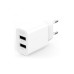 Зарядний пристрій XO L109 12W (2USB/2.4A) + USB - Type-C White (XO-L109-T)